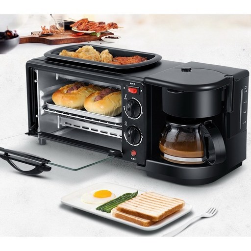 Apnoo 3 in 1 아침 식사 기계 다기능조리기 조식조리기 아침식사 오븐 커피