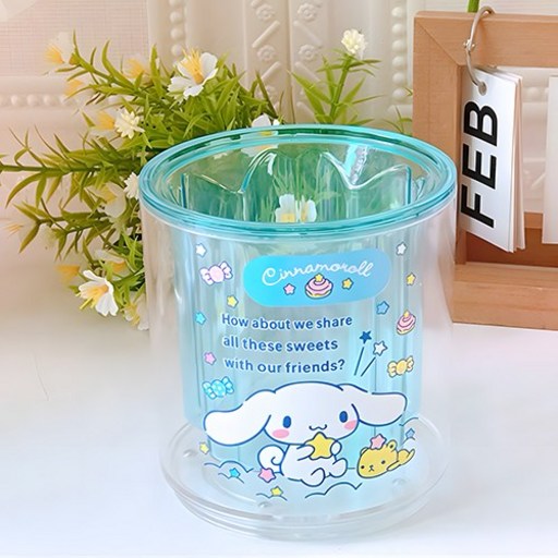 문구보따리 산리오 회전 연필꽂이 펜꽂이