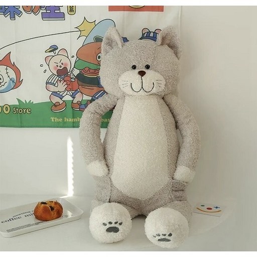 대형 고양이 성인 애착인형 바디필로우 고양이인형