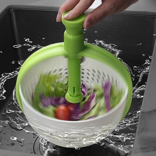 YOURIV 야채 탈수기 반자동 채반 다용도