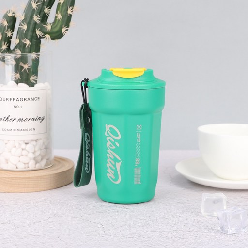 스텐머그 대용량 보온보냉 커피잔 휴대용 차량용컵 480ml