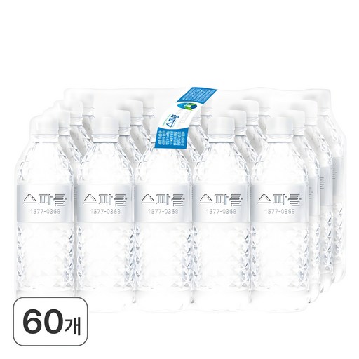 스파클 생수 무라벨 500ml 60개 퓨어하고 청량한 수분을 느껴보세요