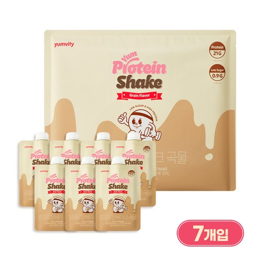 얌비티 가정의학과 의사 개발 한끼 식사대용 저당 단백질 쉐이크 미숫가루맛