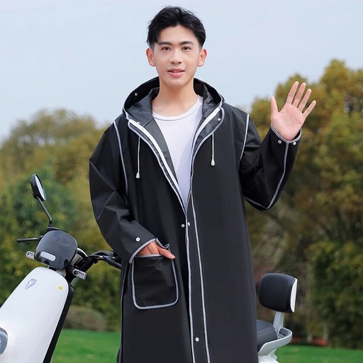 비옷 검은 전기 자동차 전용
