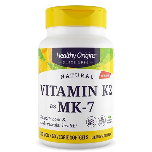 Healthy Origins 비타민 K2 MK-7 100mcg 베지 소프트젤