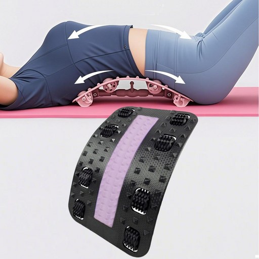 MOOZ 스트레칭보드 지압 마사지 허리자세교정 허리스트레칭기구