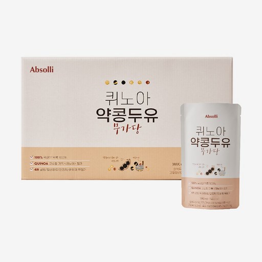 미트체인지 퀴노아 약콩두유 무가당 190ml
