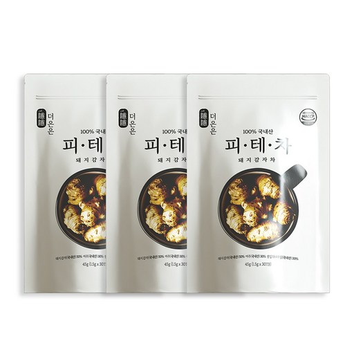 더은은 피테차 국내산 혈당 당뇨차 건강차 돼지감자 여주 뽕잎 3개