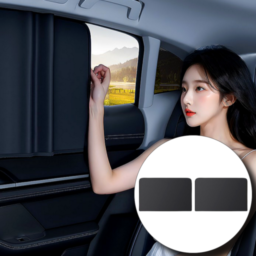 킹얀 차량용 햇빛가리개 자석형 창문 암막커튼