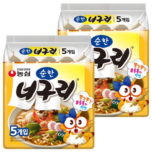 너구리 순한맛 120g