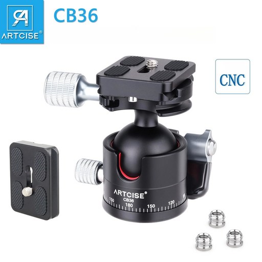 ARTCISE CB36 36MM 삼각대 구름대 360도 회전 파노라마 구름대