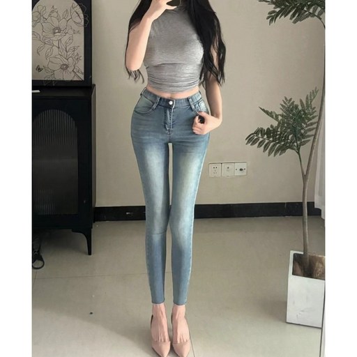 골반뽕 9부 스키니진 4컬러 6사이즈