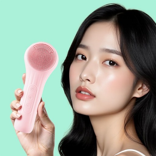 LOKUEO 진동클렌저 실리콘 모공 세안 브러쉬 전동 클렌저 온열 얼굴클렌징기계