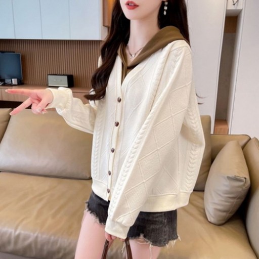 ZENCY 젠시 메이미 여성 후드티