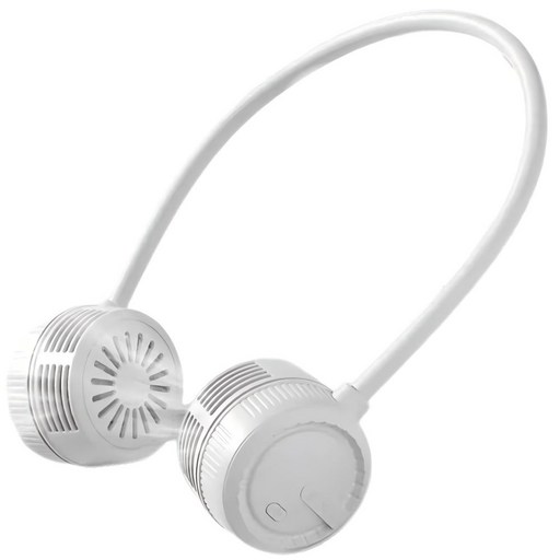 바이유 무선 초경량 휴대용 접이식 넥밴드 선풍기 넥풍기 3단계 풍속 저소음 목걸이 선풍기