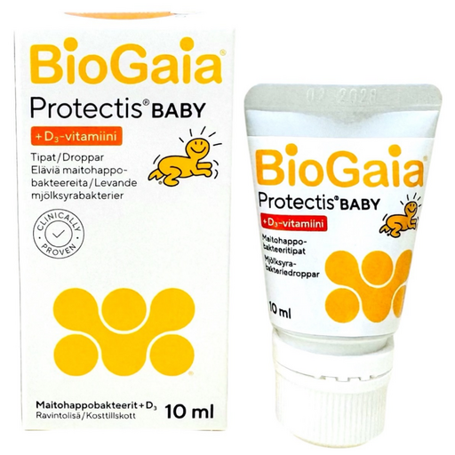 BioGaia 寶乖亞 嬰幼兒液體益生菌 D3 Plus, 10ml, 1條