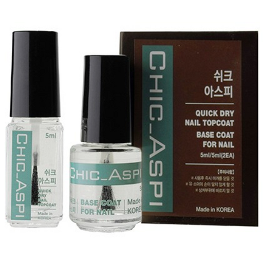 CHIC_ASPI 쉬크아스피 스폐샬 베이스코트 와 탑코트 듀오