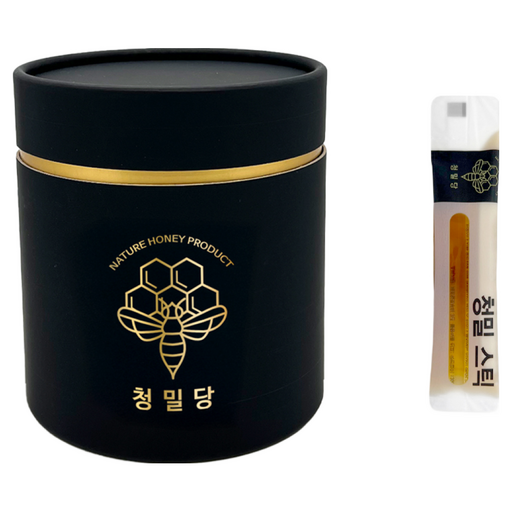 청밀당 꿀 스틱 간편 원통 세트 베트남 커피 자연 벌꿀 100%