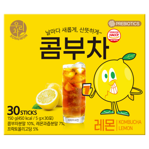 우리차 콤부차 레몬