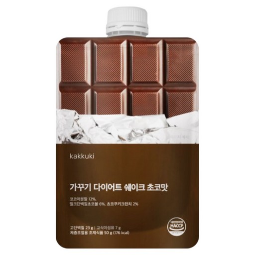 가꾸기 다이어트 단백질 쉐이크 (초코맛) 1팩 5개입 식단 맛있는 식사대용 파우치 체조식