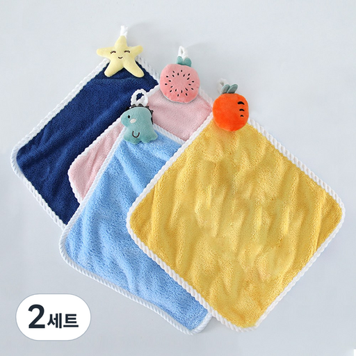편한생활연구소 당근 공룡 외 4종 주방 수건