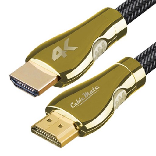 HDMI HQ 골드 케이블 Ver2.0 최고급형 OFC케이블 고선명 멀티미디어 인터페이스 1M/1.5M/2M/3M/5M/7M/15M/20M 395097, 1.5M