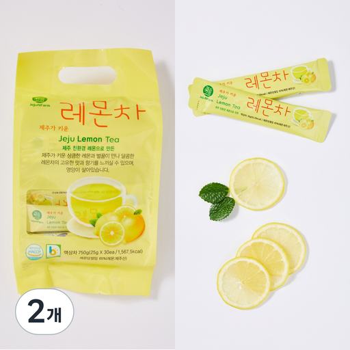 제주앤팜 레몬차 액상스틱 30개입
