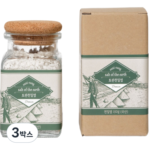 [산이랑] 토판 천일염 말돈 소금 선물 셋트