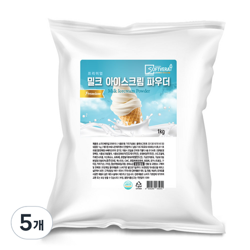 소프트베라 프리미엄 소프트아이스크림 밀크 파우더