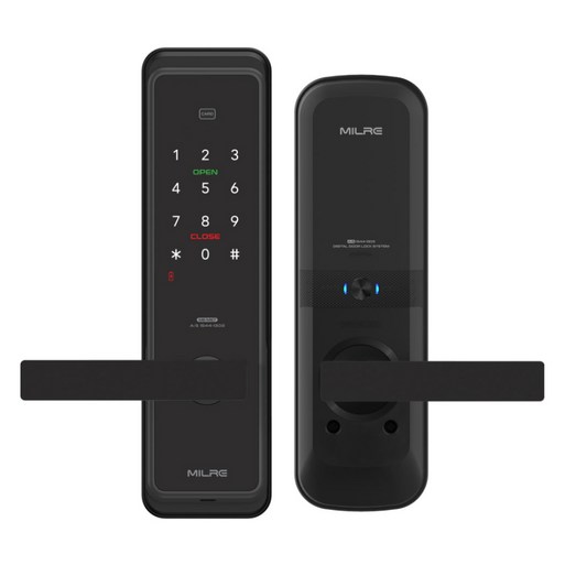밀레시스텍 무타공 스마트 도어락