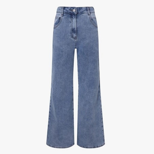 백화점 정품 25FW 잇미샤 와이드 핏 포켓 배색 데님팬츠 ITQ3YDP900