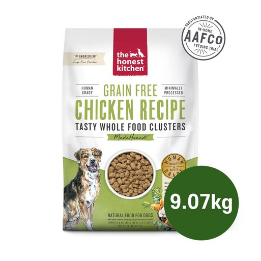 디어니스트키친 클러스터 그레인프리 치킨 영양 보양식 자연식 강아지 맛있는 기호성 좋은 저알러지 강아지 대용량 사료