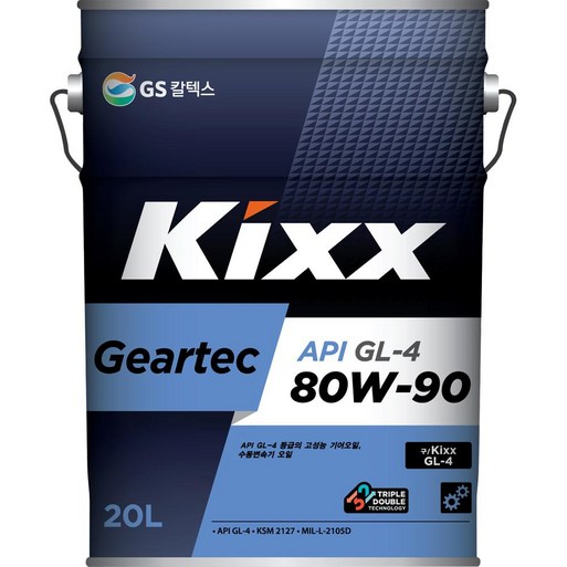 GS칼텍스 기어오일 Kixx Geartec GL4 80W9020L, 1개, 단일상품