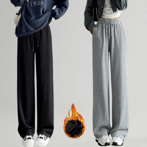 비오라 여성 와이드 트레이닝 밴딩 팬츠 바지 2종세트