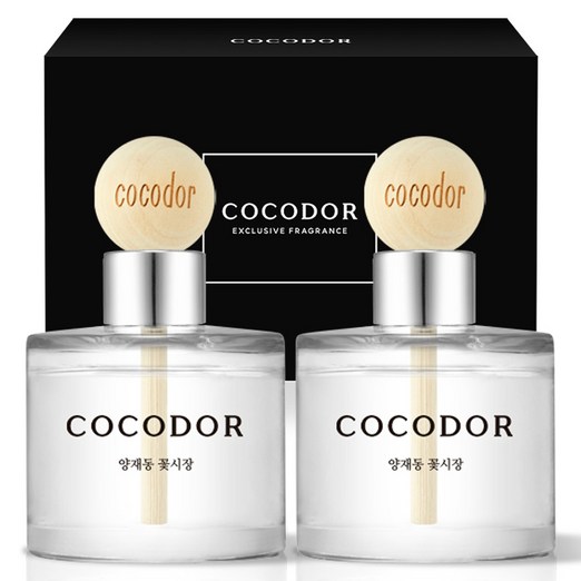 코코도르 우드볼 차량용 디퓨저 50ml 2개입