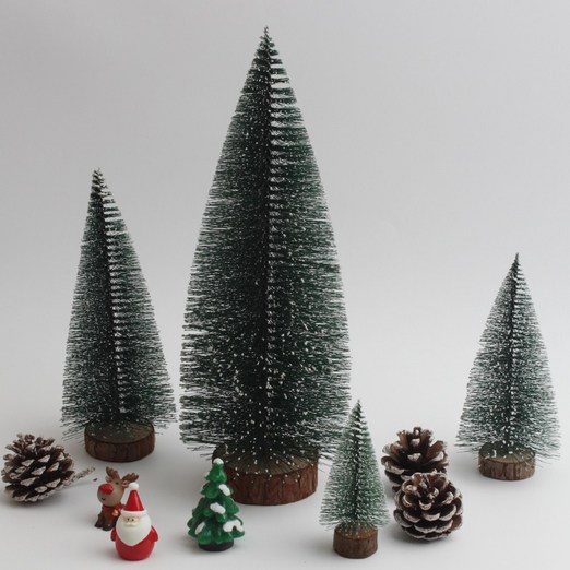 크리스마스 미니 트리 소품 장식, 4.미니우드트리 25cm