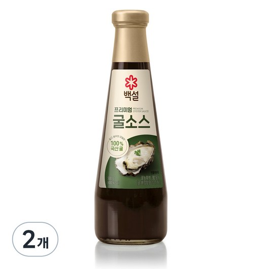 백설굴소스 백설 남해굴소스, 500g, 2개