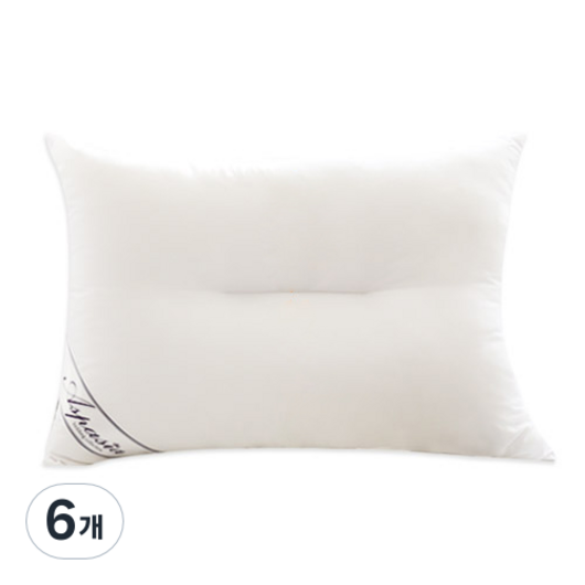 아임리빙 마이크로 화이버 경추 베개 솜, 화이트, 6개