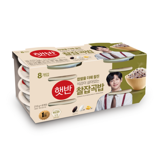 햇반 찰잡곡밥, 210g, 8개