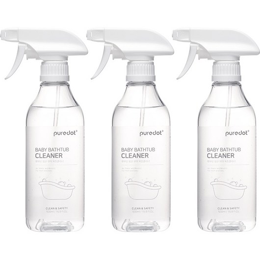 [퓨어닷] 욕조클리너, 3개, 500ml