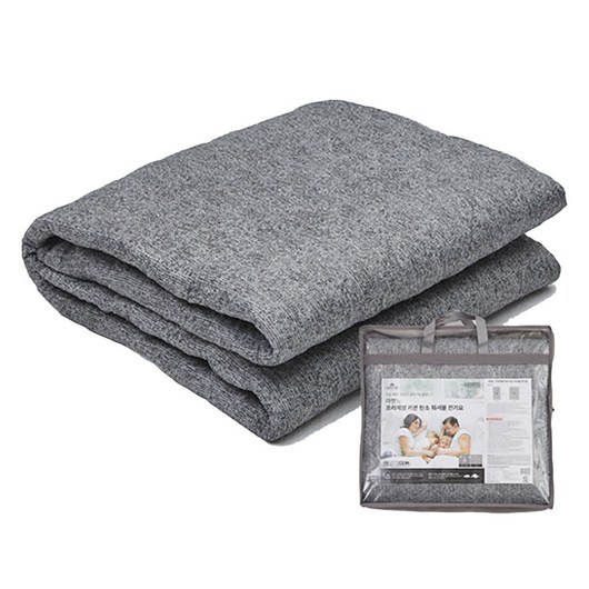 라헨느 프리미엄 카본 탄소 워셔블 전기요 HL-CP2004, 스모그, 더블(135 x 180 cm)