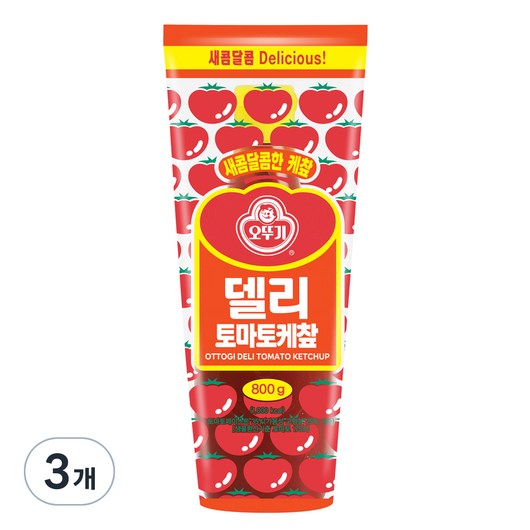 오뚜기 델리 토마토 케찹, 800g, 3개 케찹케찹