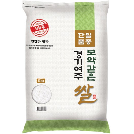 대한농산 보약같은 경기여주쌀 상등급, 5kg, 1개