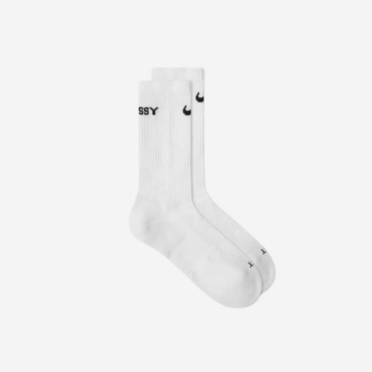 [국내배송정품] 나이키 x 스투시 양말 화이트 블랙 DH6155-100 M(240~270)