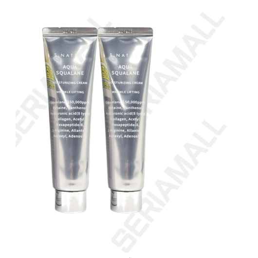 에스네이처 아쿠아스쿠알란수분크림 60ML x2개 [재고 00EA]