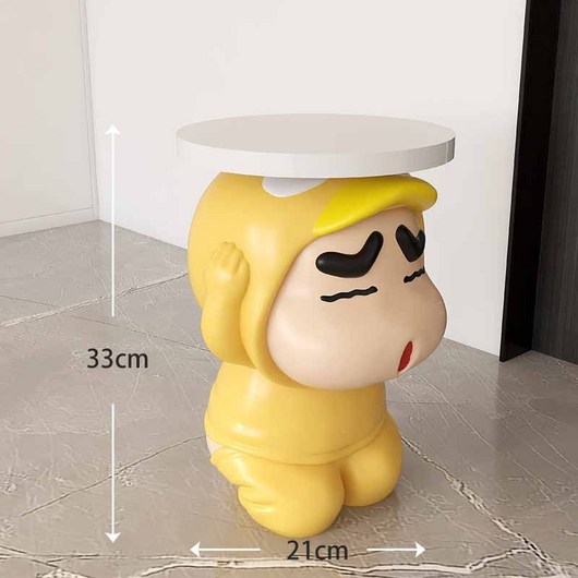 맹구 우비 테이블 스툴 인테리어, 오리 신발 교환 의자