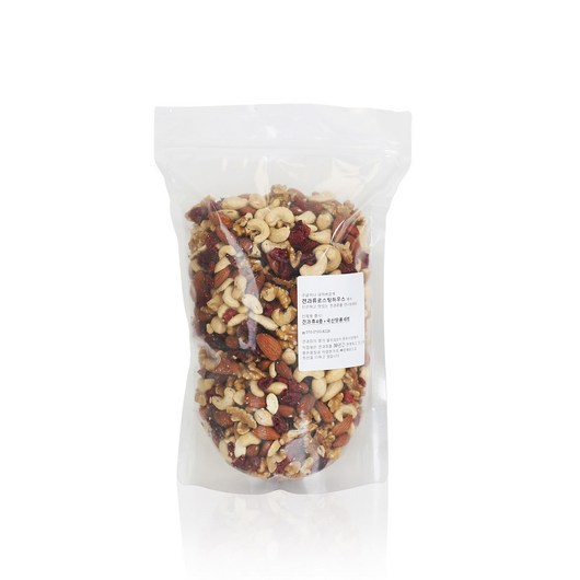 [대복상회] 견과류 4종 세트 1kg 호두 캐슈넛 아몬드 크랜베리, 1개