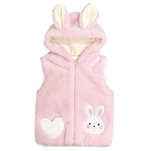 보들보들 큐트 조끼 2컬러 아기 유아 여아 남아 후리스 아동 겨울옷 아우터