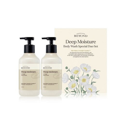 [비욘드(화장품)] 비욘드 딥 모이스처 바디워시 듀오 기획 (500mLx2), 500ml, 2개