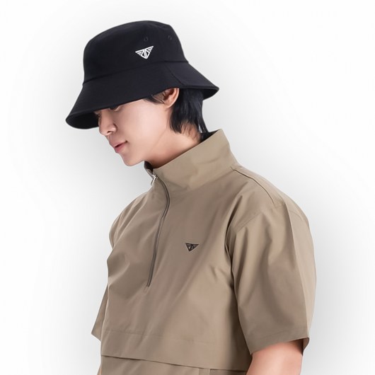다운블로우 남자벙거지 골프버킷햇, M, 블랙, 1개